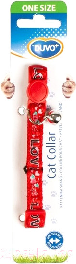 Изображение товара Ошейник Duvo Plus Love / 11167/red (красный)