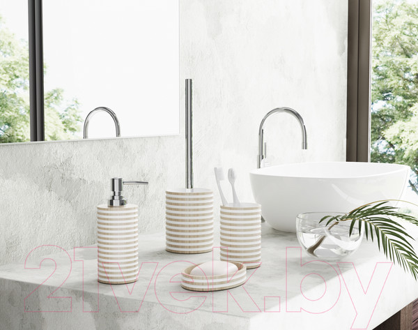 Изображение товара Стакан для зубной щетки и пасты FORA FOR-SPL044NAT