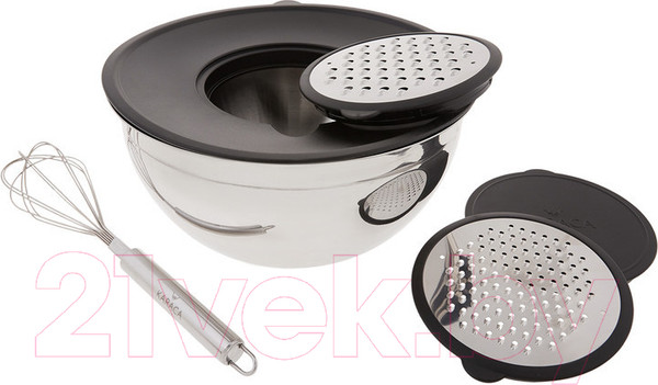 Изображение товара Миска OMS С терками и крышкой 1099/3 (2шт, 3.5л)