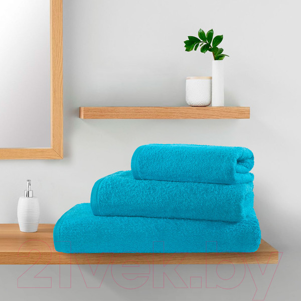 Изображение товара Полотенце Guten Morgen ПМЛб-70-140 (бирюзовый)