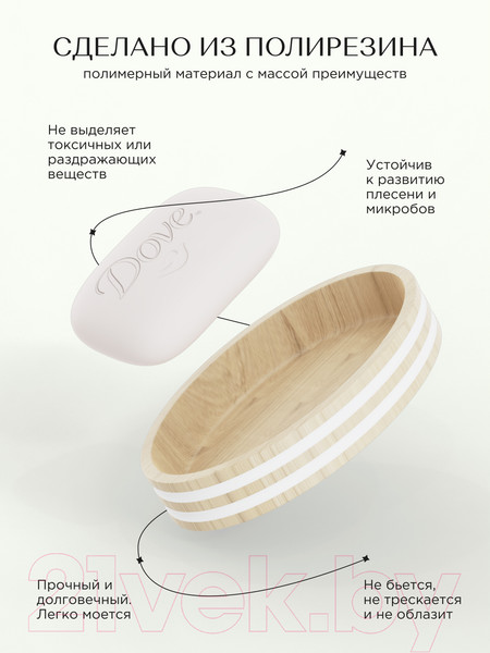 Изображение товара Мыльница FORA FOR-SPL036NAT