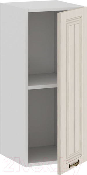 Изображение товара Шкаф навесной для кухни ТриЯ Лина 1В3 (белый/крем)