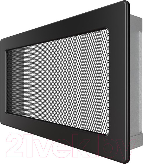 Изображение товара Решетка вентиляционная для камина Fire&Wood Прямоугольная 22x45 (черный)