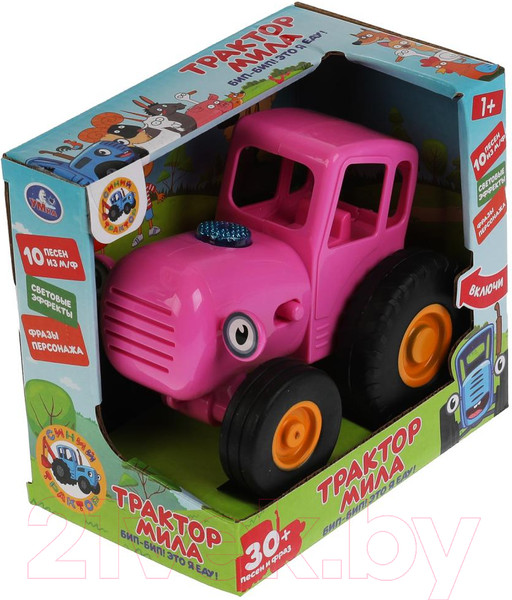 Изображение товара Игрушка-каталка Умка Трактор Мила Синий Трактор / HT1120-R