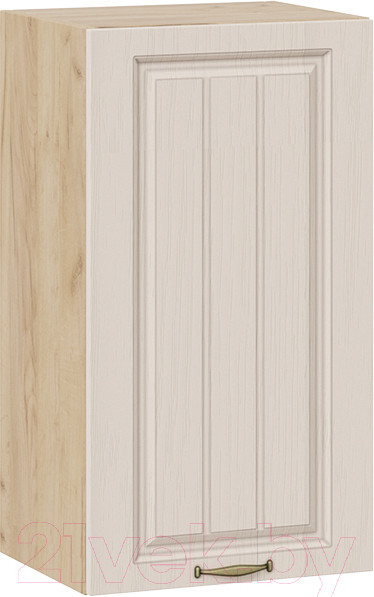 Изображение товара Шкаф навесной для кухни ТриЯ Лина 1В4 (дуб крафт золотой/крем)