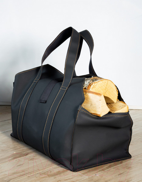 Изображение товара Сумка-переноска для дров Fire&Wood Ottawa 470x300x270 (графит, с бортами)