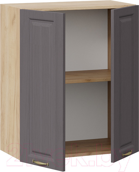 Изображение товара Шкаф навесной для кухни ТриЯ Лина 1В6 (дуб крафт золотой/графит)