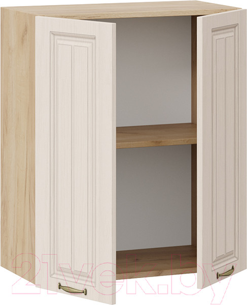 Изображение товара Шкаф навесной для кухни ТриЯ Лина 1В6 (дуб крафт золотой/крем)