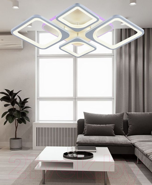 Изображение товара Потолочный светильник Mirastyle Диод JX-8036/2+2 WH ML