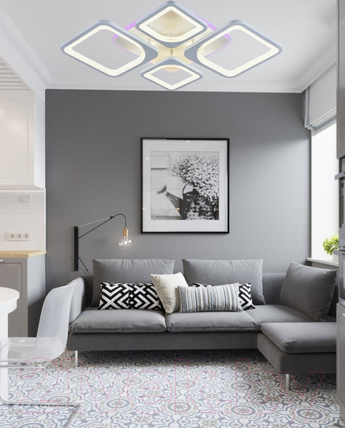 Изображение товара Потолочный светильник Mirastyle Диод JX-8036/2+2 WH ML