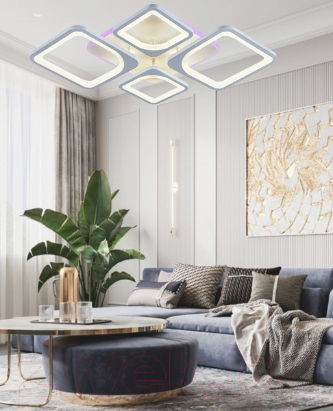 Изображение товара Потолочный светильник Mirastyle Диод JX-8036/2+2 WH ML