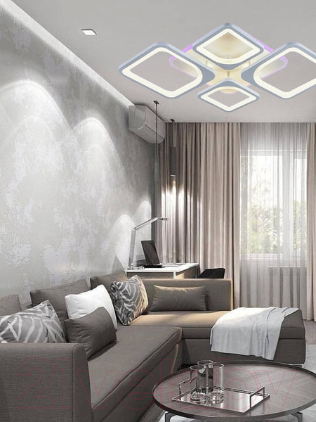 Изображение товара Потолочный светильник Mirastyle Диод JX-8036/2+2 WH ML