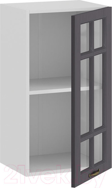 Изображение товара Шкаф навесной для кухни ТриЯ Лина 1В4С (белый/графит)