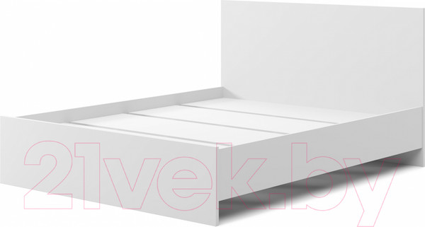 Изображение товара Двуспальная кровать MySTAR Сноули 121.05 (белый)
