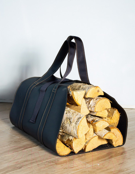 Изображение товара Переноска для дров Fire&Wood Vienna 1000x500 (графит/экокожа)