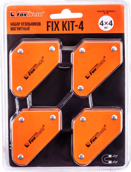 Изображение товара Набор магнитных фиксаторов FoxWeld FIX KIT-4 / 5391