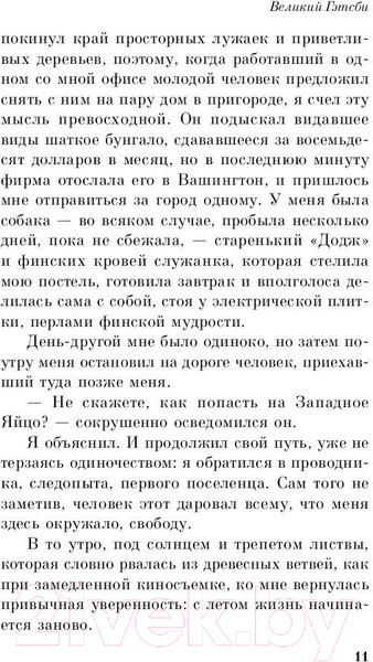 Изображение товара Книга Эксмо Великий Гэтсби / 9785041004484 (Фицджеральд Ф.С.)