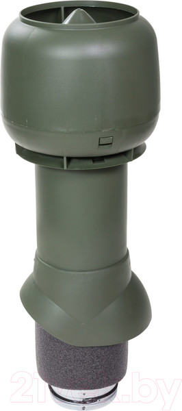Изображение товара Выход вентиляционный на крышу Vilpe Flow 125/ИЗ/500 RR11 / 350046 (зеленый)