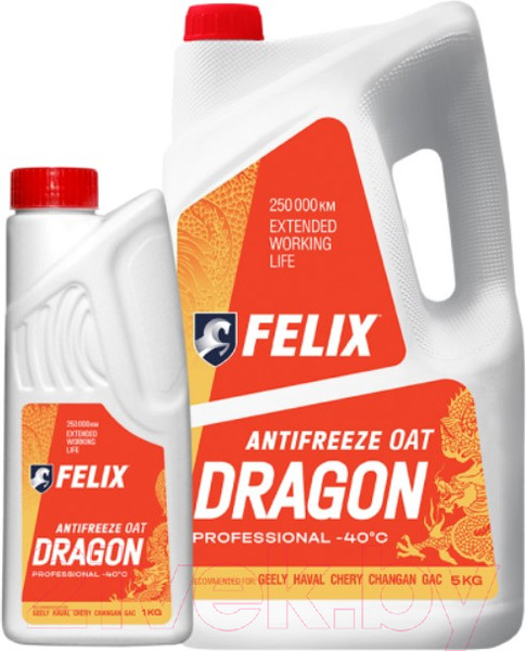 Изображение товара Антифриз FELIX Dragon -40°С / 430206405 (5кг)
