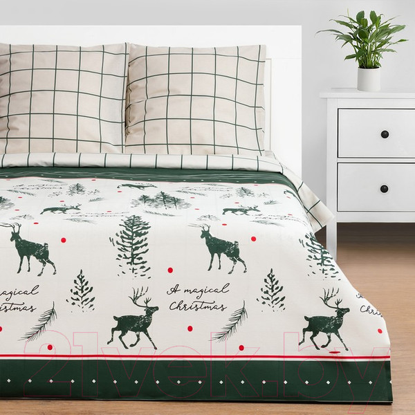 Изображение товара Комплект постельного белья Этель Magical Christmas / 7733881