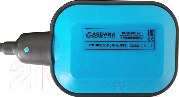 Изображение товара Переключатель поплавковый Gardana FS-5 с противовесом / UT0094 (5м)