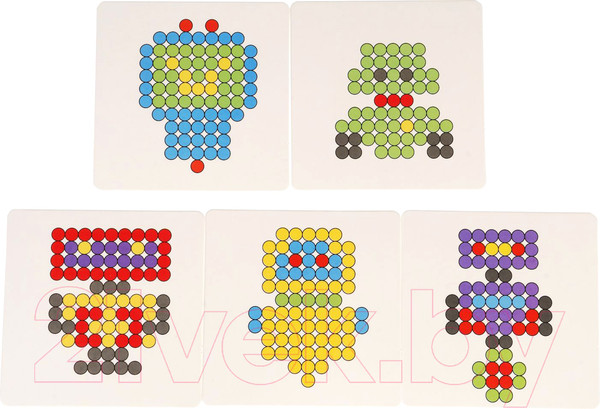 Изображение товара Развивающая игра Bondibon Термомозаика 2D Роботы / ВВ5569