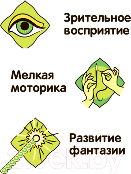 Изображение товара Развивающая игра Bondibon Термомозаика неоновая. Лесные обитатели / ВВ5568
