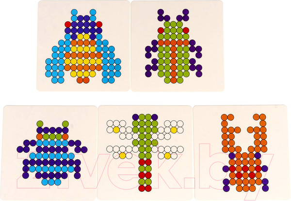 Изображение товара Развивающая игра Bondibon Термомозаика неоновая. Светится в темноте / ВВ5470