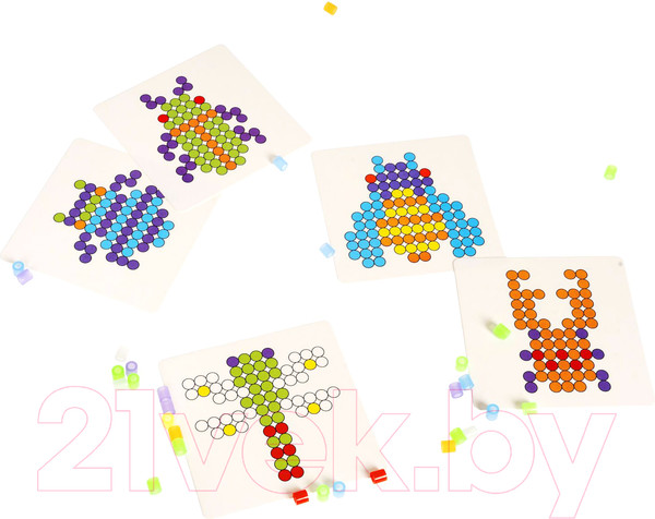 Изображение товара Развивающая игра Bondibon Термомозаика неоновая. Светится в темноте / ВВ5470