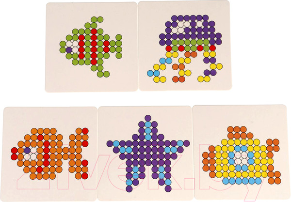 Изображение товара Развивающая игра Bondibon Термомозаика неоновая. Светится в темноте / ВВ5469