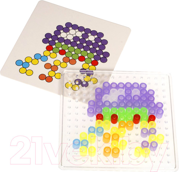 Изображение товара Развивающая игра Bondibon Термомозаика неоновая. Светится в темноте / ВВ5469