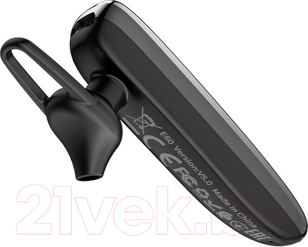 Изображение товара Односторонняя гарнитура Hoco E60 (черный)