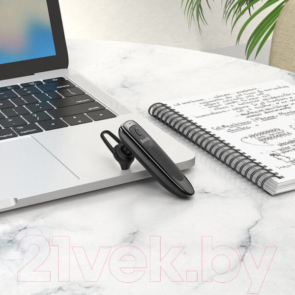 Изображение товара Односторонняя гарнитура Hoco E60 (черный)