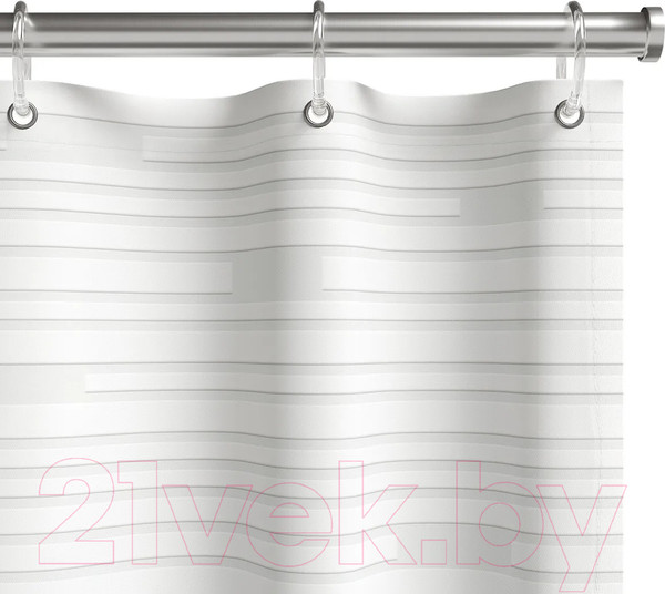 Изображение товара Шторка-занавеска для ванны FORA FOR-BRK205W