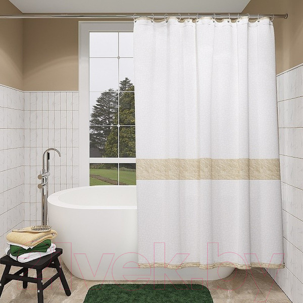 Изображение товара Шторка-занавеска для ванны FORA FOR-STN203NAT