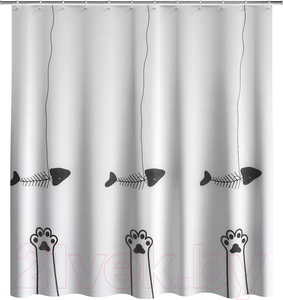 Изображение товара Шторка-занавеска для ванны FORA FOR-HC095