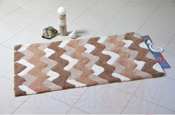 Изображение товара Коврик для ванной FORA Волны 2823-1 100BG