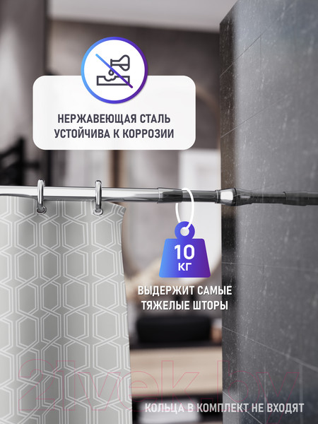 Изображение товара Карниз для ванны FORA 230KBRK