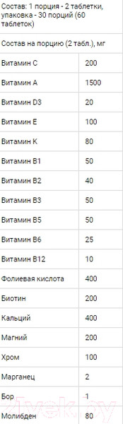 Изображение товара Витаминно-минеральный комплекс BioTechUSA Active Woman For Her (60 табл)