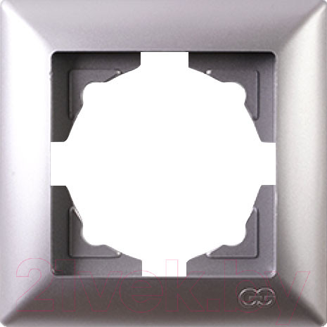 Изображение товара Рамка для выключателей и розеток Gunsan Visage 32281500-000140 (серебристый)