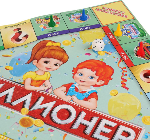 Изображение товара Настольная игра Умные игры Миллионер для детей / 4690590108802