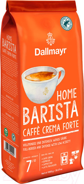 Изображение товара Кофе в зернах Dallmayr Home Barista Caffe Crema Forte / 12866 (1кг)