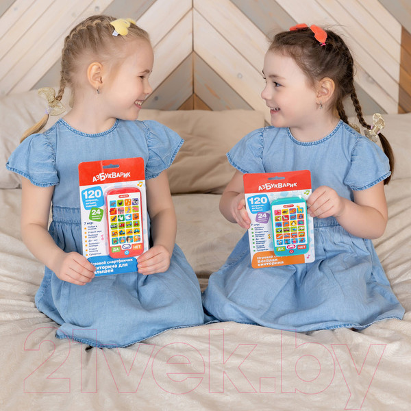 Изображение товара Развивающая игрушка Азбукварик Смартфончик Викторина для малышей / 3183