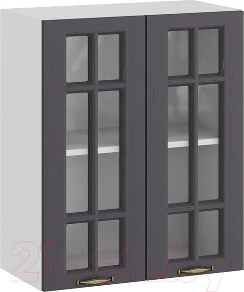 Изображение товара Шкаф навесной для кухни ТриЯ Лина 1В6С (белый/графит)