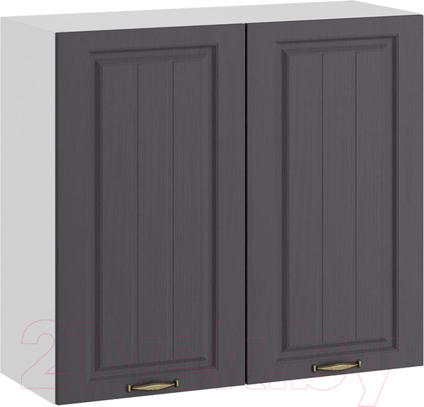Изображение товара Шкаф навесной для кухни ТриЯ Лина 1В8 (белый/графит)