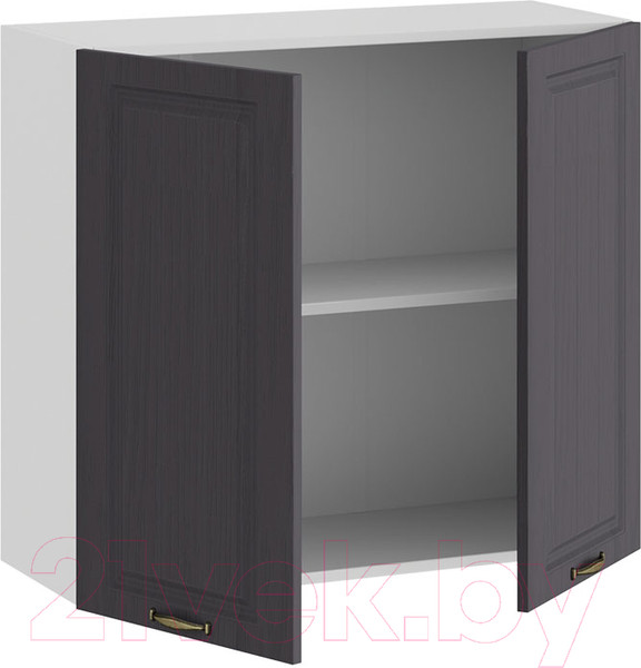Изображение товара Шкаф навесной для кухни ТриЯ Лина 1В8 (белый/графит)