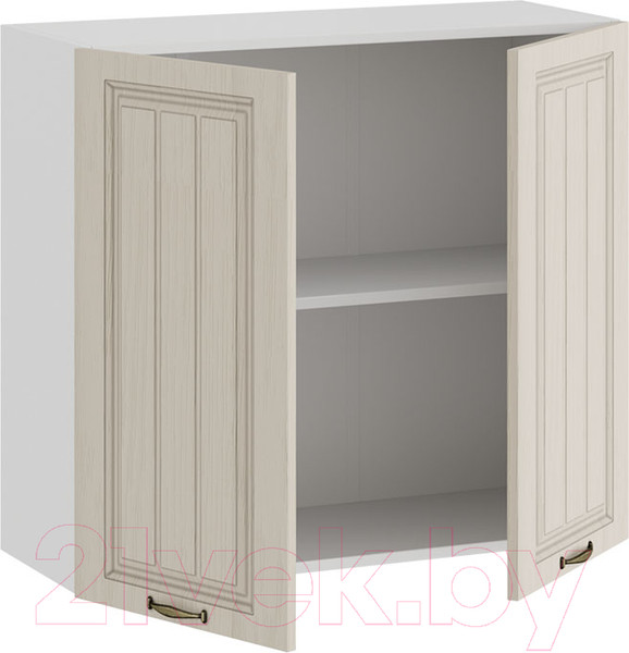 Изображение товара Шкаф навесной для кухни ТриЯ Лина 1В8 (белый/крем)