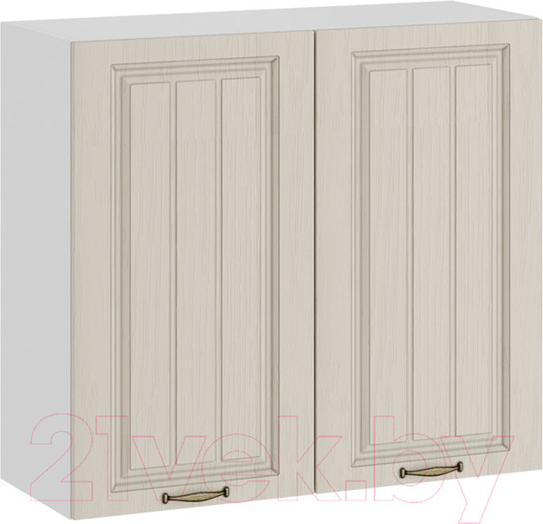 Изображение товара Шкаф навесной для кухни ТриЯ Лина 1В8 (белый/крем)