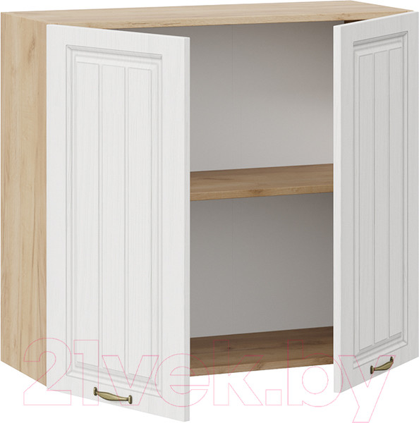 Изображение товара Шкаф навесной для кухни ТриЯ Лина 1В8 (дуб крафт золотой/белый)