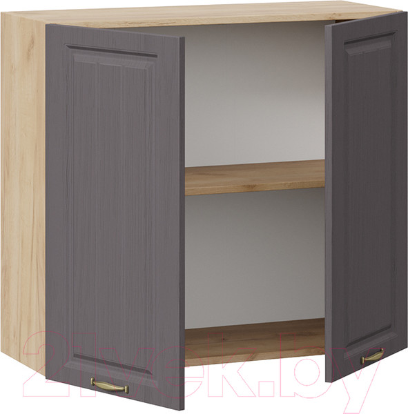 Изображение товара Шкаф навесной для кухни ТриЯ Лина 1В8 (дуб крафт золотой/графит)